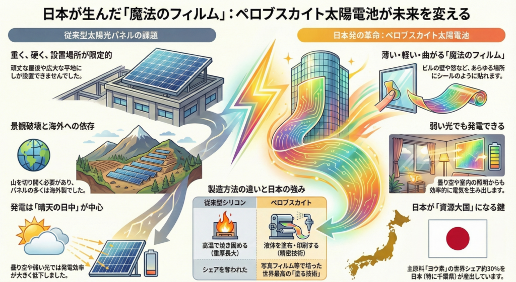 日本人が発明した「魔法のフィルム」で資源大国へ。ついにエネルギー自給が現実になる